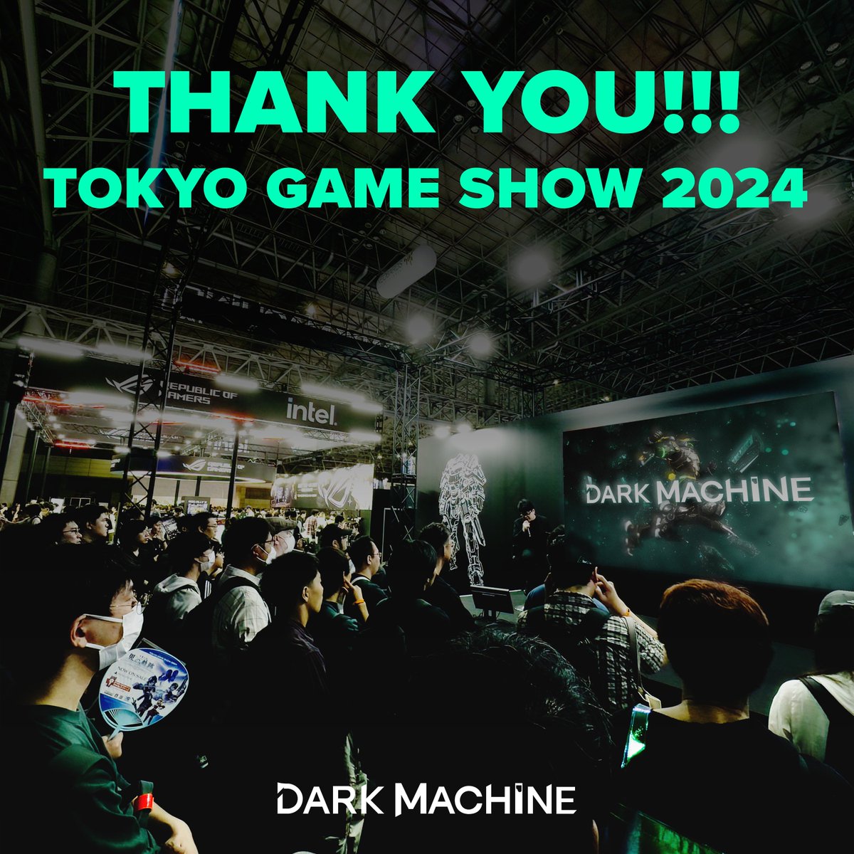 DarkMachineWeb3's tweet photo. Tokyo Game Show 2024 has concluded.
Thank you to everyone who visited the Dark Machine booth! https://t.co/d1RvUP8w45