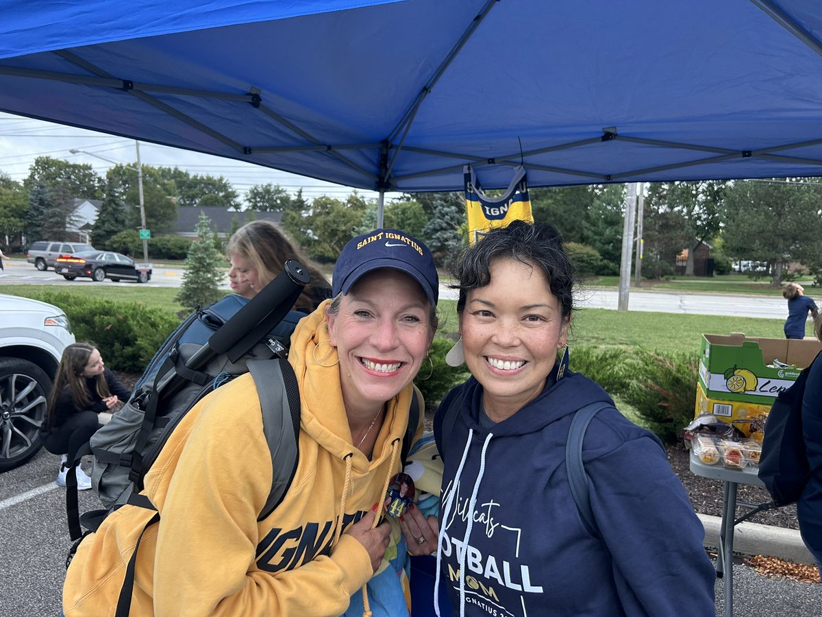 ignatiustailcat's tweet photo. Thanks to everyone for coming out to support the Cats this week.  
Same place next week for the HOLY WAR! 💙💛🏈 https://t.co/NtF8YcOfq8