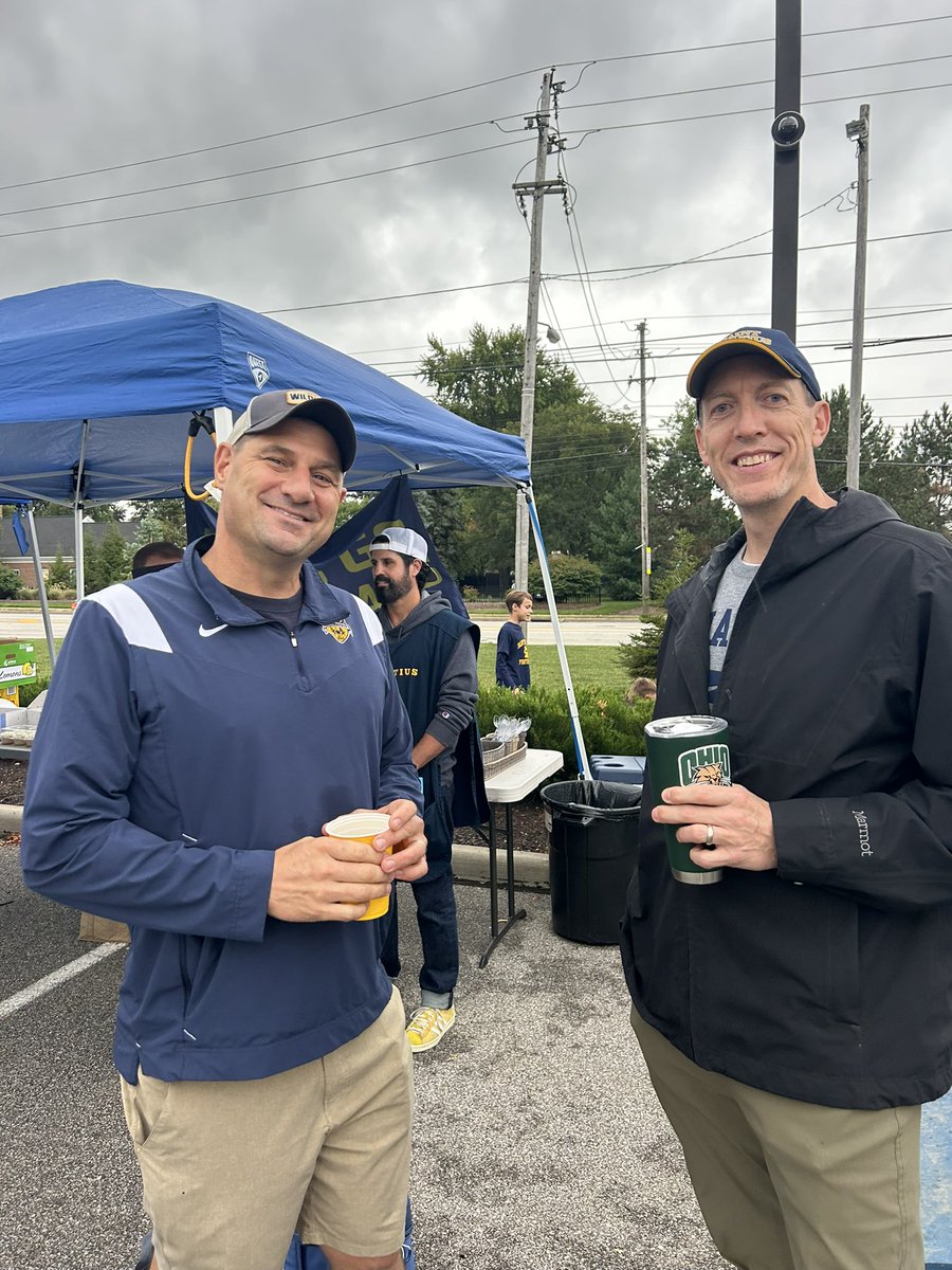 ignatiustailcat's tweet photo. Thanks to everyone for coming out to support the Cats this week.  
Same place next week for the HOLY WAR! 💙💛🏈 https://t.co/NtF8YcOfq8
