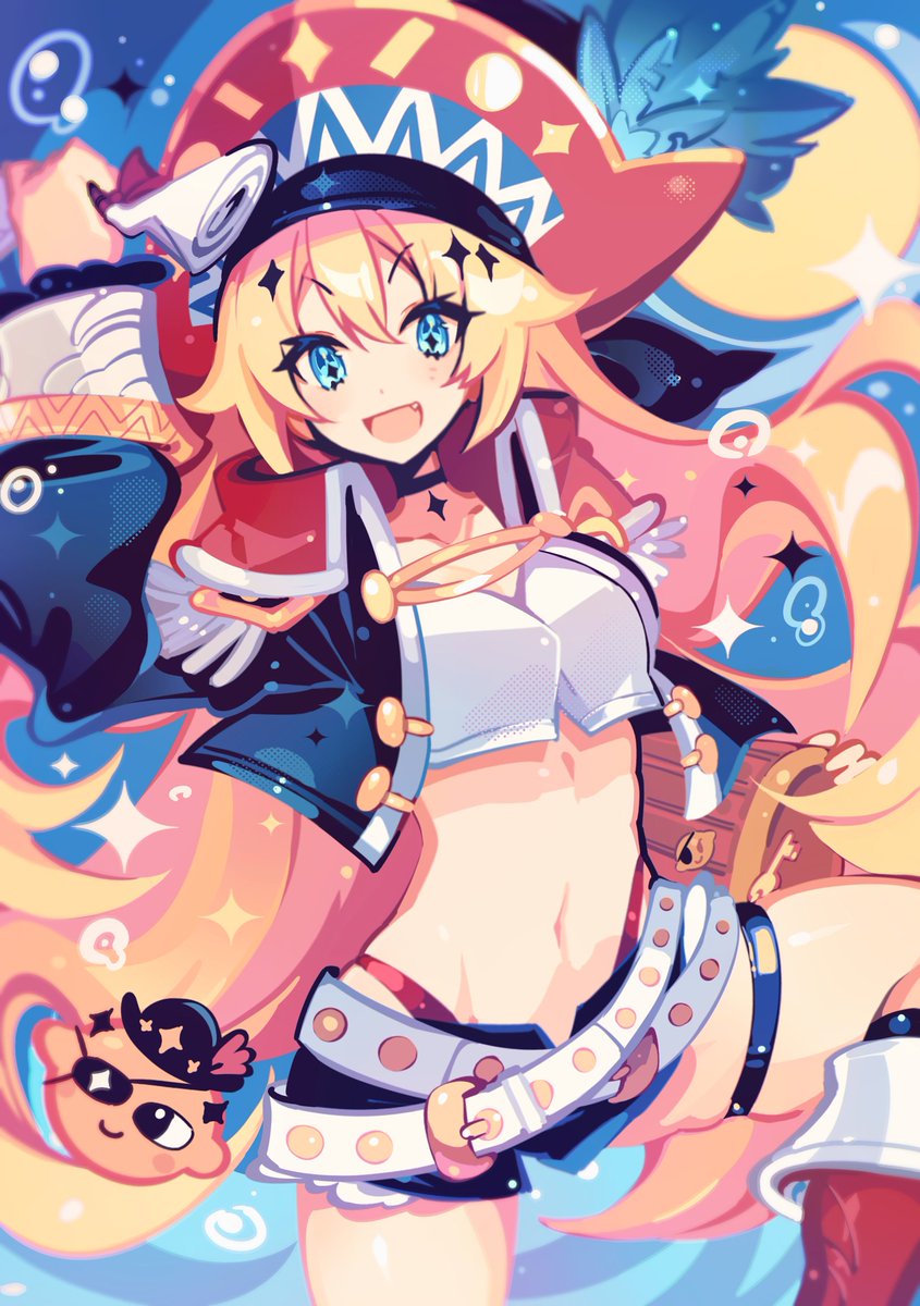 lumi dressed up as mayfair from the upcoming phantom brave game 🍋💙
#lumillust