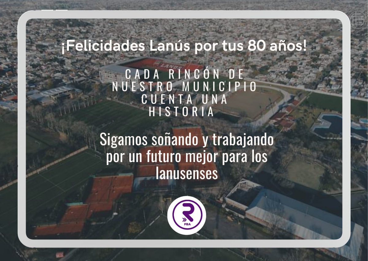 SebasPascualPBA's tweet image. ¡FELICES 80 AÑOS LANÚS! 👏🎉🎊

.
#Lanus
#80añoslanús 
#80añoslanúscumple
