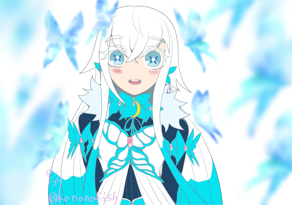 kononoFish's tweet photo. 夢見の白蝶ニーヴェア https://t.co/qw3hpTOjN9