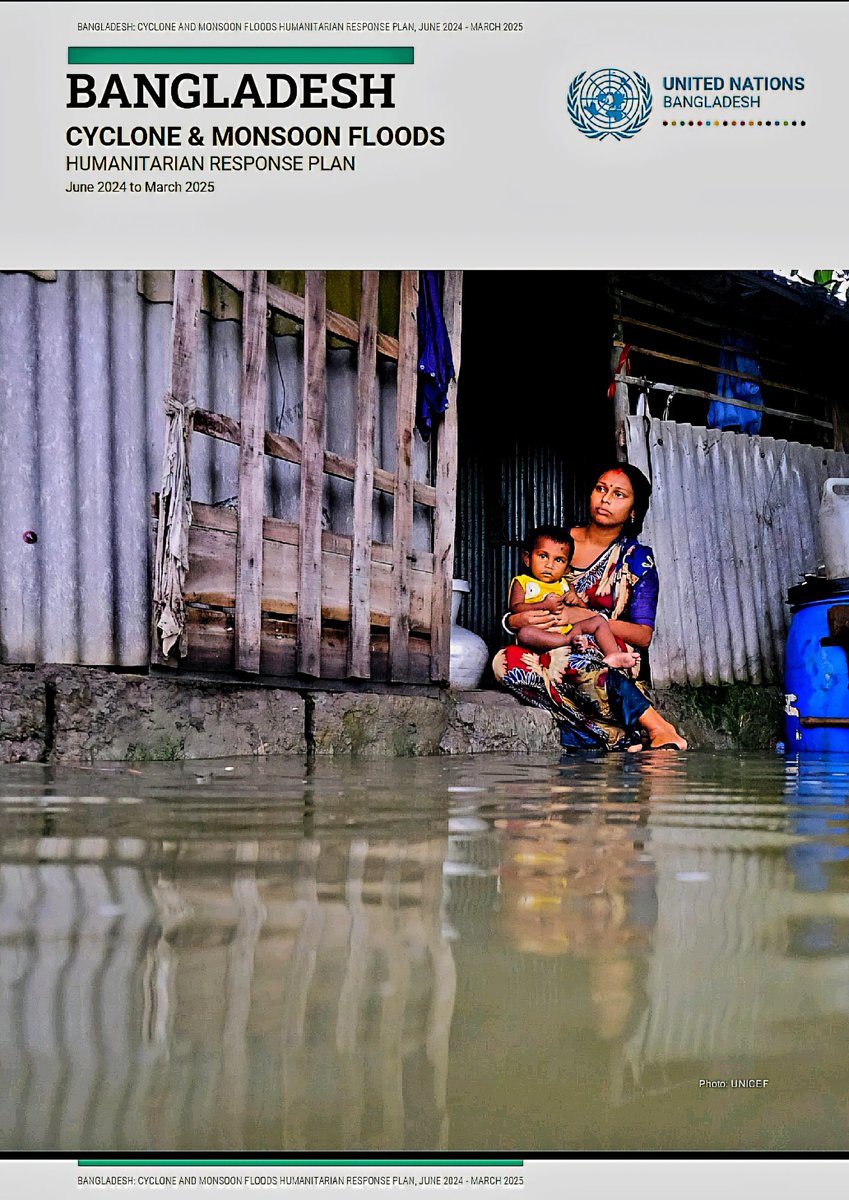 UNinBangladesh's tweet photo. "This is an unprecedented crisis in 🇧🇩, with 4 consecutive disasters occurring. 
We must support the affected people &amp; key actors while investing in #DRR &amp; #climatechange adaptations." 
- UNRC @GwynLewis12 on the launch of our joint humanitarian appeal.
📑https://t.co/AxIOYtqafk https://t.co/mSI2D5tgtQ