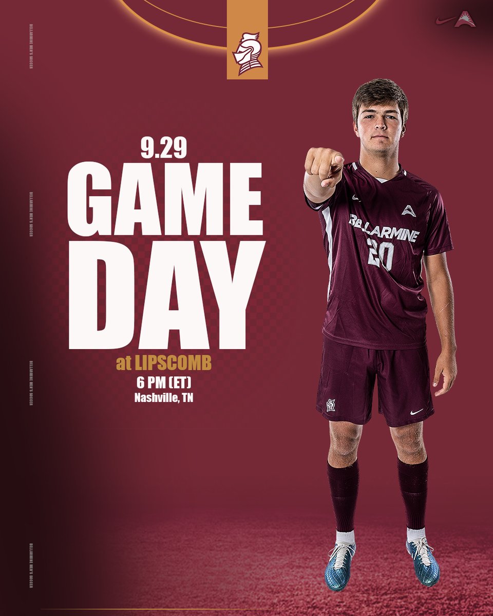 ⚽️ GAME DAY ⚽️

🆚 Lipscomb
⌚️ 6 p.m. (ET)
📍 Nashville, TN
💻 ESPN+ (espn.com/watch/player/_…)
📊 stats.statbroadcast.com/broadcast/?id=…

⚔️ #SwordsUpBU ⚔️