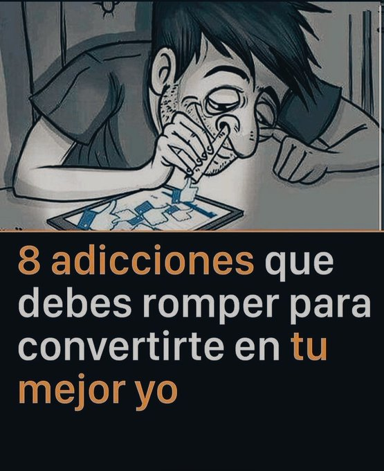 Alex_Inspira's tweet photo. 🔴 8 PASOS PARA SUPERAR LA ADICCIONES QUE TE DAÑAN 🔴

✨Las adicciones son la forma que las personas usan para tapar sus vacíos y traumas pero NO ES LA SOLUCION...✨

¡No olvides guardarte este hilo! https://t.co/Cb4Y3SvKQ4