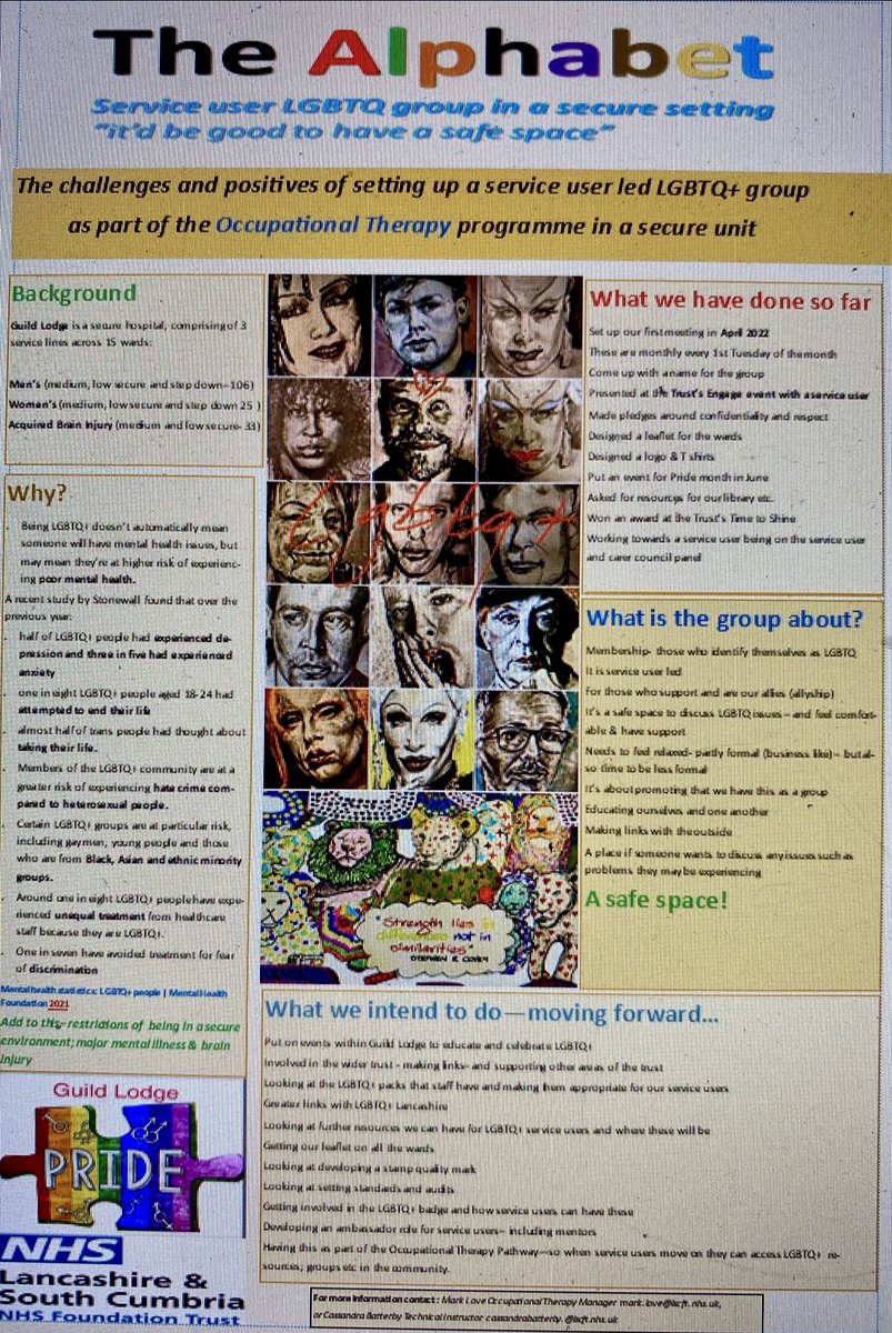 JoLM (@makingartmarks) on Twitter photo Looking forward to attending #PENNA24 <a href="/PEN_NEWS/">Ruth Evans MBE at PEN</a> on Thursday having being shortlisted for our service user LGBTQ occupational therapy Alphabet group <a href="/WeAreLSCFT/">Lancashire & South Cumbria NHS Foundation Trust</a> <a href="/WeareGuildLodge/">Guild Lodge LSCFT</a> <a href="/LGBTQIAOTUK/">LGBTQIA+OT UK</a> <a href="/LSCFT_OTs/">LSCFT Occupational Therapists</a> @LSCftCulture <a href="/LscfTequality/">LSCFTequality</a> - up early to get there by 9am!! Looking forward to attending #PENNA24 <a href="/PEN_NEWS/">Ruth Evans MBE at PEN</a> on Thursday having being shortlisted for our service user LGBTQ occupational therapy Alphabet group <a href="/WeAreLSCFT/">Lancashire & South Cumbria NHS Foundation Trust</a> <a href="/WeareGuildLodge/">Guild Lodge LSCFT</a> <a href="/LGBTQIAOTUK/">LGBTQIA+OT UK</a> <a href="/LSCFT_OTs/">LSCFT Occupational Therapists</a> @LSCftCulture <a href="/LscfTequality/">LSCFTequality</a> - up early to get there by 9am!!