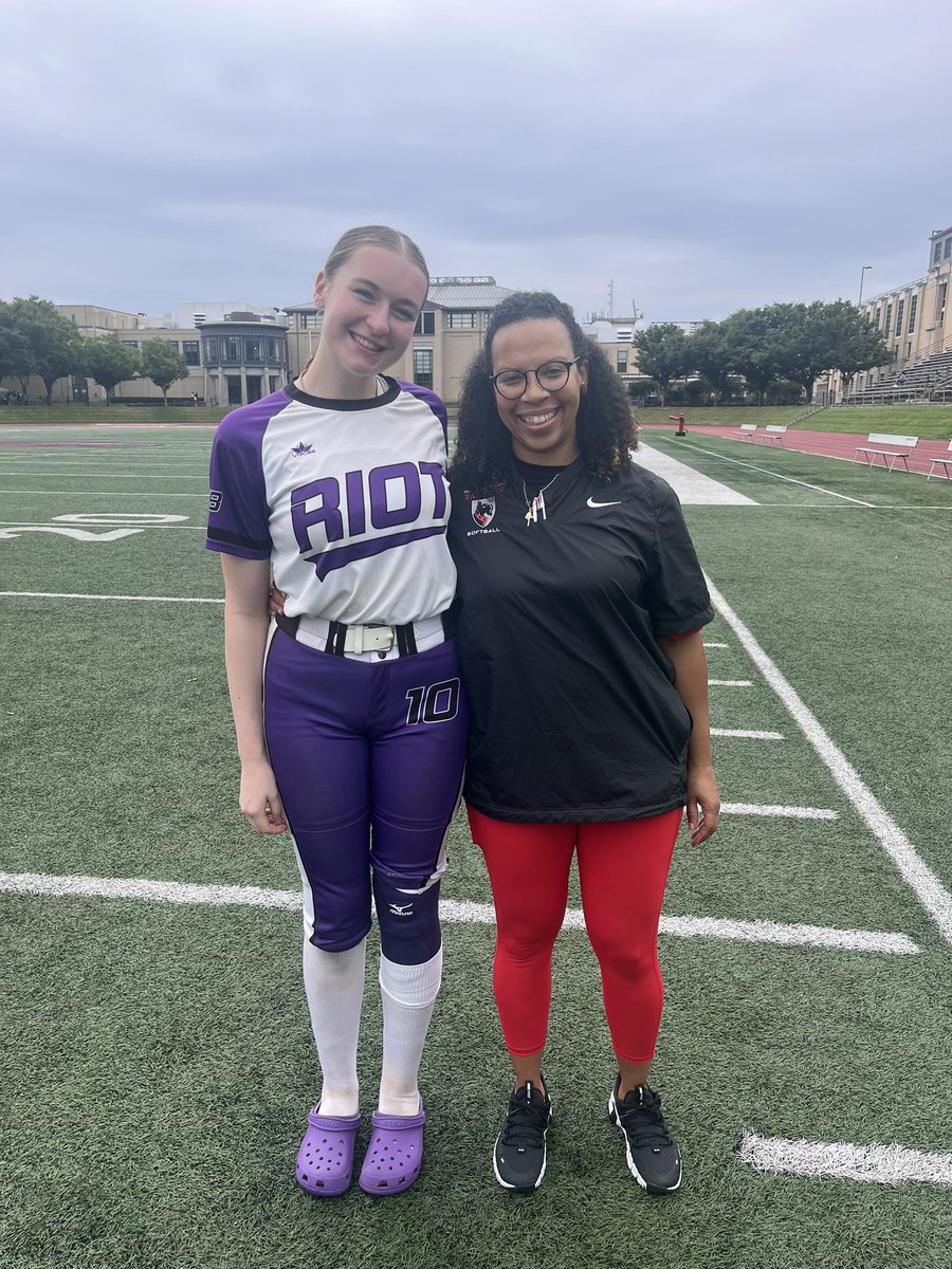 Had a great time <a href="/SoftballCMU/">CMU Softball</a> yesterday. Thank you, Coach Harrison!  Looking forward to growing this offseason and seeing you next year.