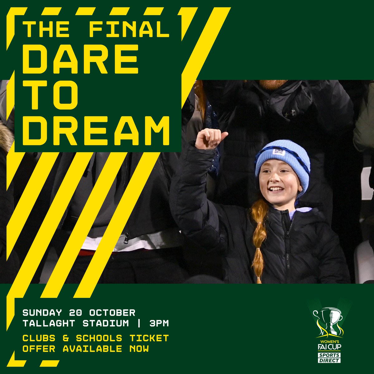 Clubs &amp; Schools Ticket Initiative for 2024 Sports Direct Women's FAI Cup Final 🏆

Bring your team along to experience the magic of Cup Final Day ⚽️

🎟️ forms.office.com/pages/response…

#FAICup