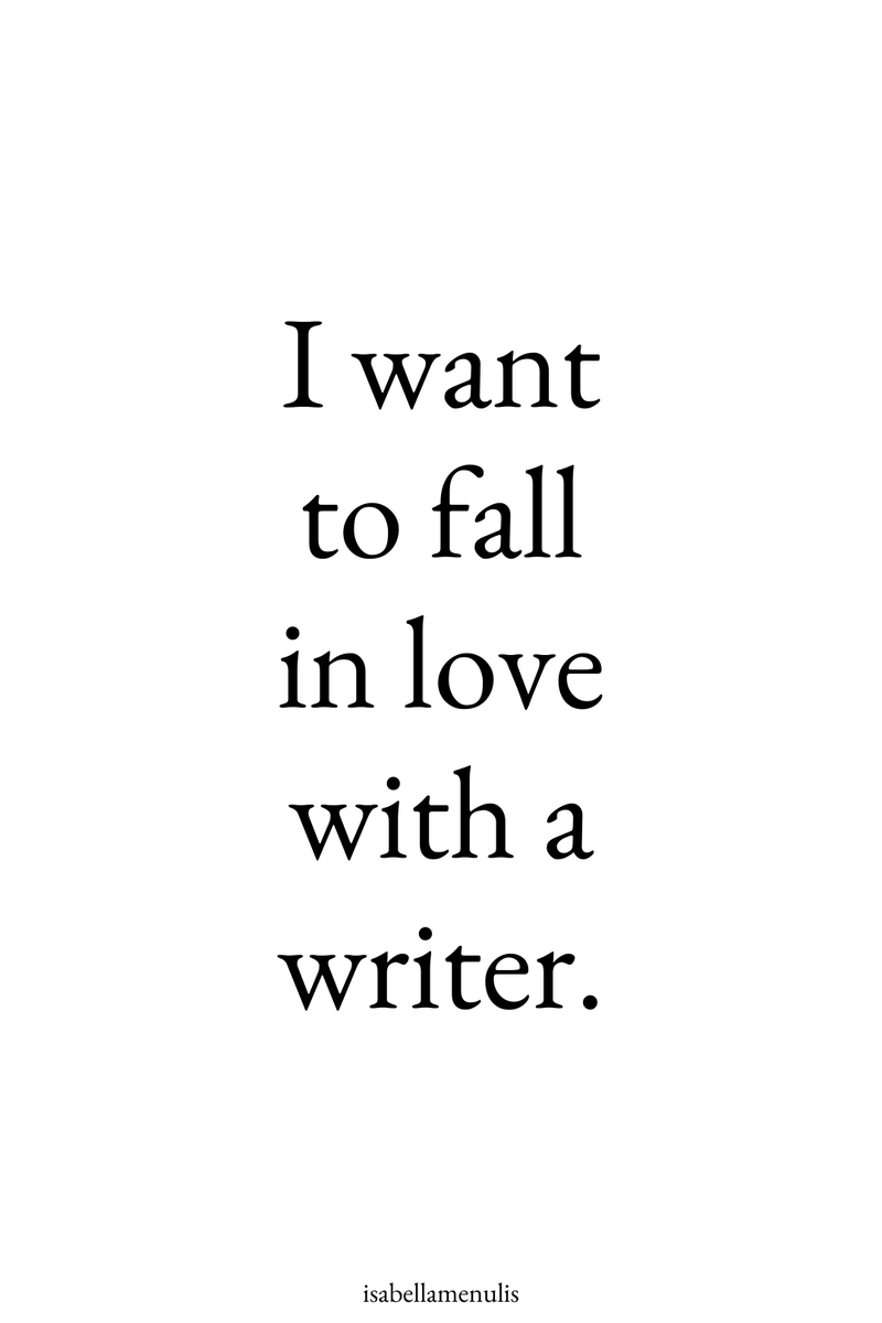 isabellamenulis's tweet photo. To have a writer for a lover. https://t.co/94eM8i0Bst