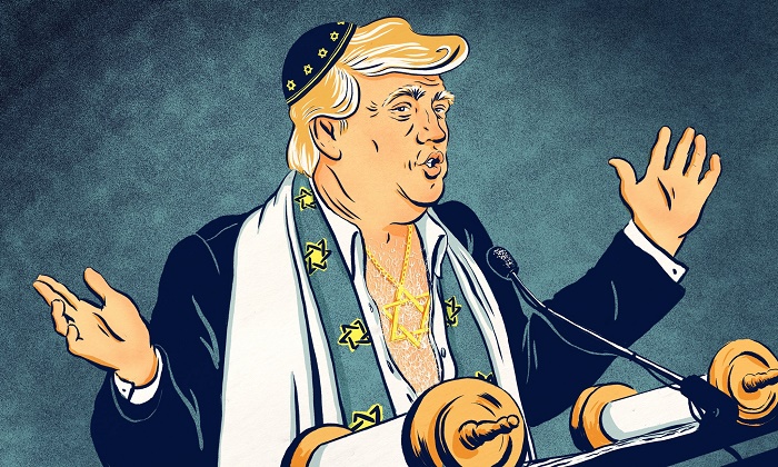 🧵Trump, the first Jewish president