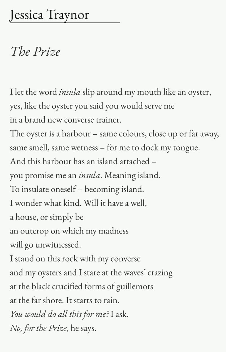 berlin lit (@berlinlit) on Twitter photo āThe Prizeā āone of five poems by Jessica Traynor <a href="/JessicaTraynor6/">Jessica Traynor</a> in issue eight.
berlinlit.com/the-prize/ āThe Prizeā āone of five poems by Jessica Traynor <a href="/JessicaTraynor6/">Jessica Traynor</a> in issue eight.
berlinlit.com/the-prize/