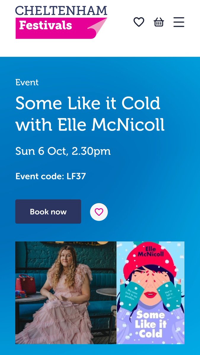 Elle McNicoll βπ»ππ©·ππ (@booksandchokers) on Twitter photo I'm at Cheltenham Lit Fest for the first time as a solo author!! A week today, which is the day after my birthday! the amazing <a href="/Reekles/">Beth Reekles</a> will be chairing. please do drop by if you're about, it's a wonderful festival
Tickets:
cheltenhamfestivals.org/events/some-liβ¦
share to fight the algorithm? I'm at Cheltenham Lit Fest for the first time as a solo author!! A week today, which is the day after my birthday! the amazing <a href="/Reekles/">Beth Reekles</a> will be chairing. please do drop by if you're about, it's a wonderful festival
Tickets:
cheltenhamfestivals.org/events/some-liβ¦
share to fight the algorithm?