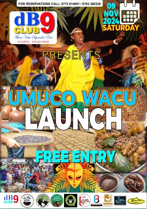 Everyone is invited to attend the launching of our umucon wacu at DB9 club kalwera on 09/11/2024
