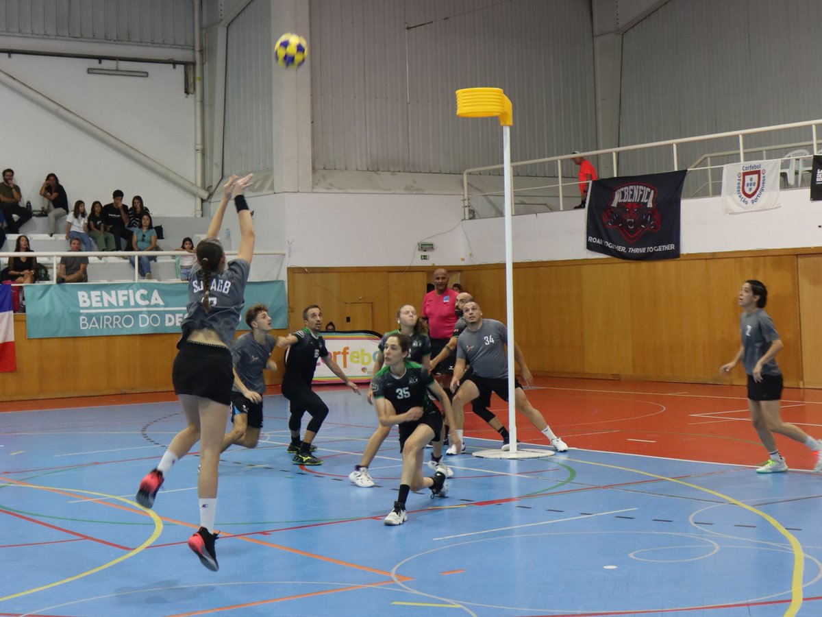 #KCL R1-A | #ImageGallery: KLX Lisboa - SJBAGB | #Day3

🏆 IKF #Korfball Champions League Round 1-A 2024-25
📍 27-29/9 in Lisbon, 🇵🇹 POR | <a href="/IKFKCL/">IKF Champions Korfball League</a>
📺📈📰 Streams, results &amp; stats: korfball.sport/KCL
📷 Paulo Tavares

#TheMixedGenderSport #korfbal #corfebol #korfbol #corfbol