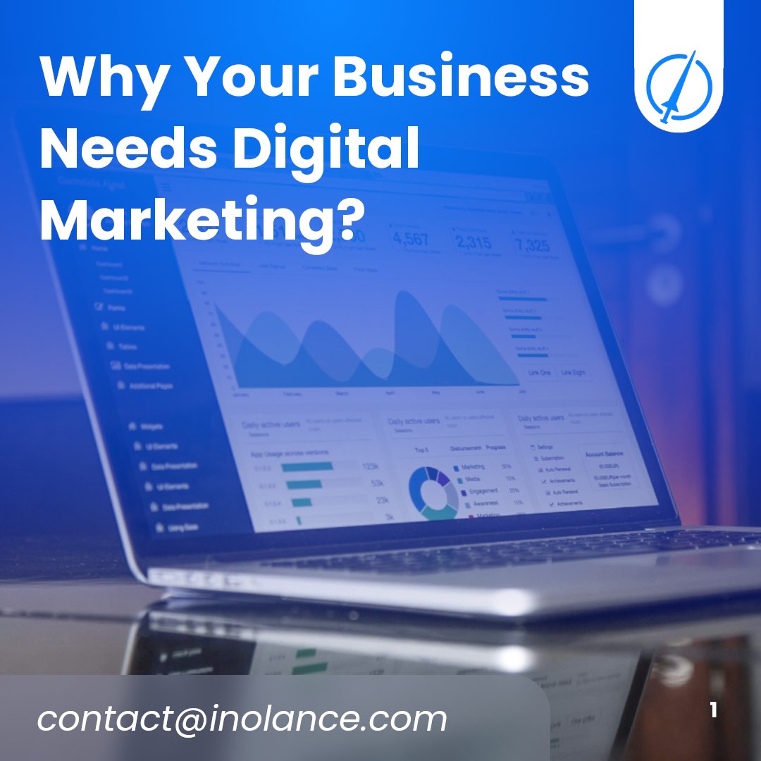 InolancePvt's tweet photo. Why Your Business Needs Digital Marketing?
#inolance #SEO #DigitalMarketing #DigitalMarketingTips #DigitalMarketingStrategy #DigitalMarketingExpert #OnlineBusiness #ContentMarketing #Ecommerce #SearchEngineOptimization https://t.co/nZtdD0IJp1