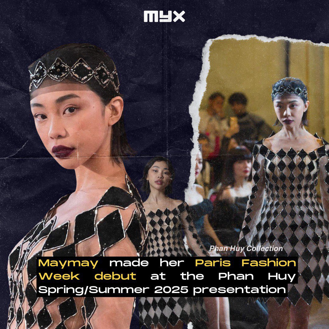 myxglobal's tweet photo. She made her highly anticipated Paris Fashion Week debut at the Phan Huy Spring/Summer 2025 presentation like a true style icon on the global stage. 👑

Stay tuned for more updates on her Paris fashion moments! https://t.co/g0qYMG9adr