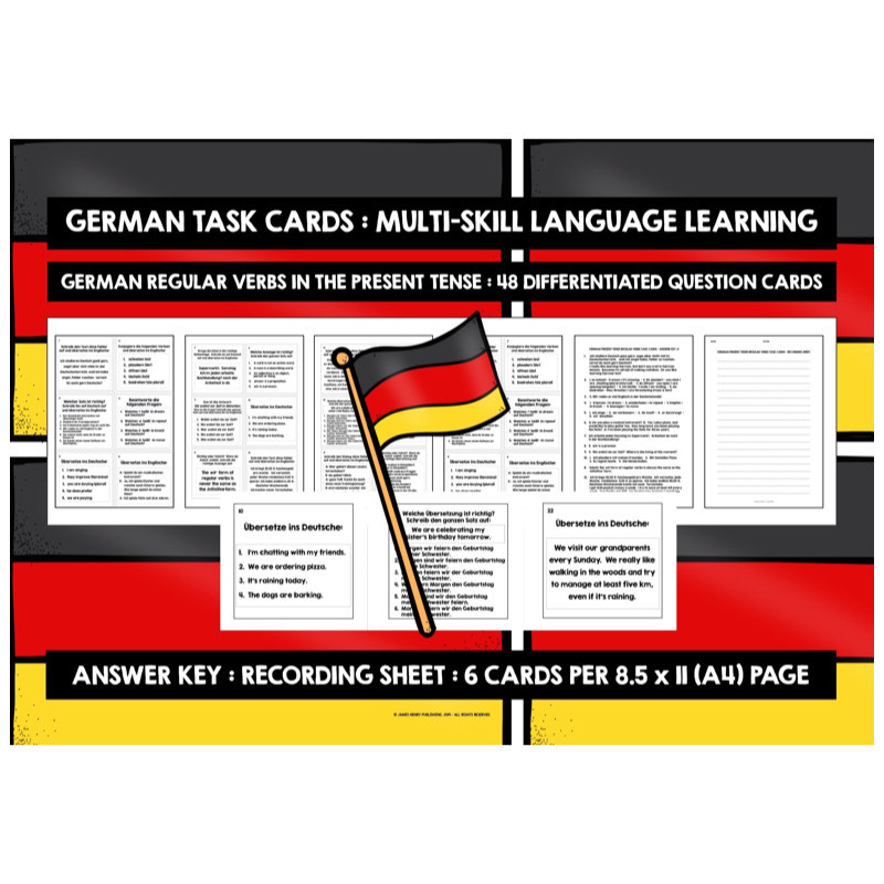LivelyLangs's tweet photo. Perfect for #germanregularverbs #germanconjugation #germanpresenttense at my @Tesforteachers store 

https://t.co/Ek9QTxH6D3

#gcsegerman #germangrammar #ks4german #ks3german #mfltwitterati #thelivelylearningclassroom #thelivelylanguagesclassroom #Deutschlernen #ks5german https://t.co/4qPv9sezzf