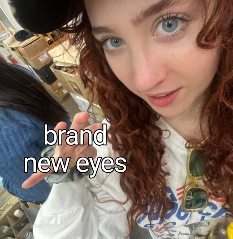 Chappells_Word's tweet photo. chappell roan words of the day: brand new eyes https://t.co/sEwz5pLwjv