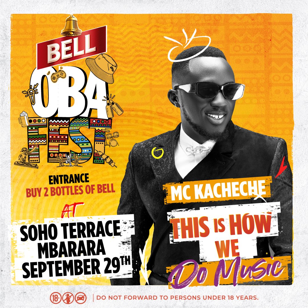 CruzErnest2's tweet photo. @Mc_Kacheche rep’n 4 #BellObaFest24 Activations tonight #BackYardSundays at 📍@SoHoTerraceMbra 

Come we sip on a cold @Bell_Lager beer 🍻 with Biggie &amp; Rema 💃 🕺 https://t.co/jRrl4oAS0k