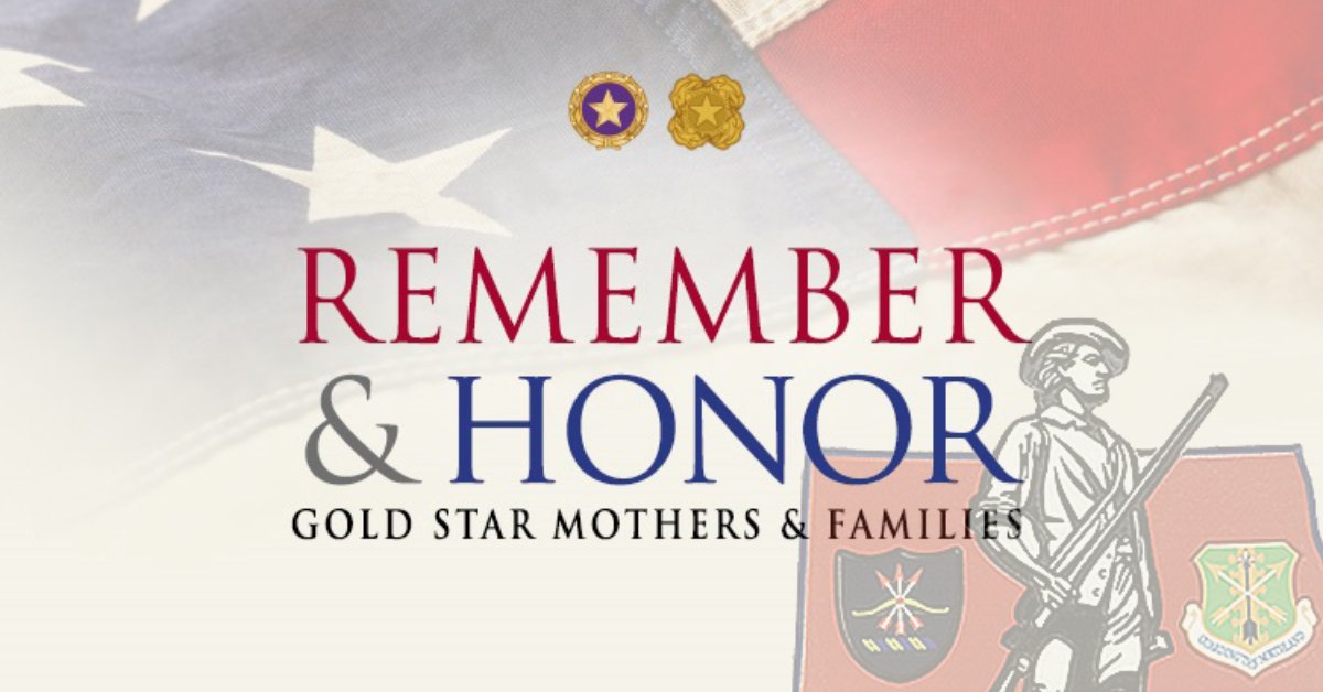 Today is Gold Star Mother's and Family Day. Our Nation remains forever indebted for your sacrifice and for our freedoms. Please join us in a moment of pause and reflection in observance of their sacrifice. #GoldStarMothersDay #GoldStarFamiliesDay