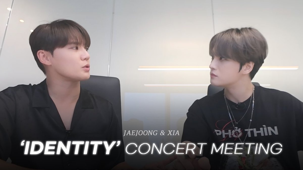 JX (제이엑스) IDENTITY Concert Directing Meeting | ‘JAEJOONG &amp; XIA’
    
🔗 youtu.be/gJ4y0OTHbl0
    
#JX #제이엑스 #김재중 #김준수 
#jaejoong #XIA #Kimjaejoong #KimJunsu
#ジェジュン #ジュンス #金俊秀 #金在中
#IDENTITY #JX_IDENTITY