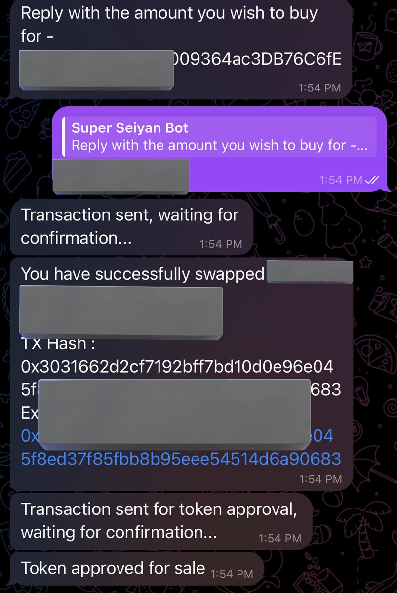 $SEI V2 is fast! 

Gud Fast Super Seiyan Bot, look at the timeframe of the transaction.