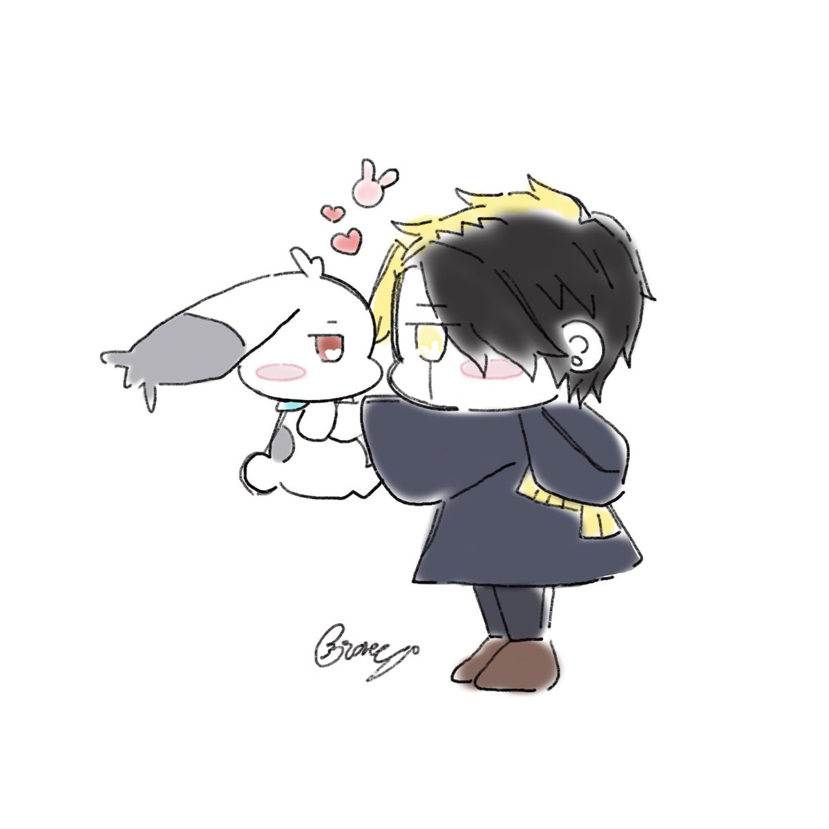 ☔️くんと🐰ちゃん
