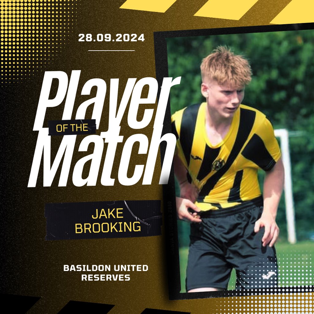Ex BUFC Reserves (@basureserves) on Twitter photo POTM: <a href="/JakeBrooking/">Jake Brooking</a> 🏴
He did excellent in yesterday’s fixture, going toe to toe with the first teams Ayo Olukoga. The midfielder broke up a number of important challenges and interceptions to be voted POTM by his teammates!
#potm #motm #football #basildon #team #sport POTM: <a href="/JakeBrooking/">Jake Brooking</a> 🏴
He did excellent in yesterday’s fixture, going toe to toe with the first teams Ayo Olukoga. The midfielder broke up a number of important challenges and interceptions to be voted POTM by his teammates!
#potm #motm #football #basildon #team #sport
