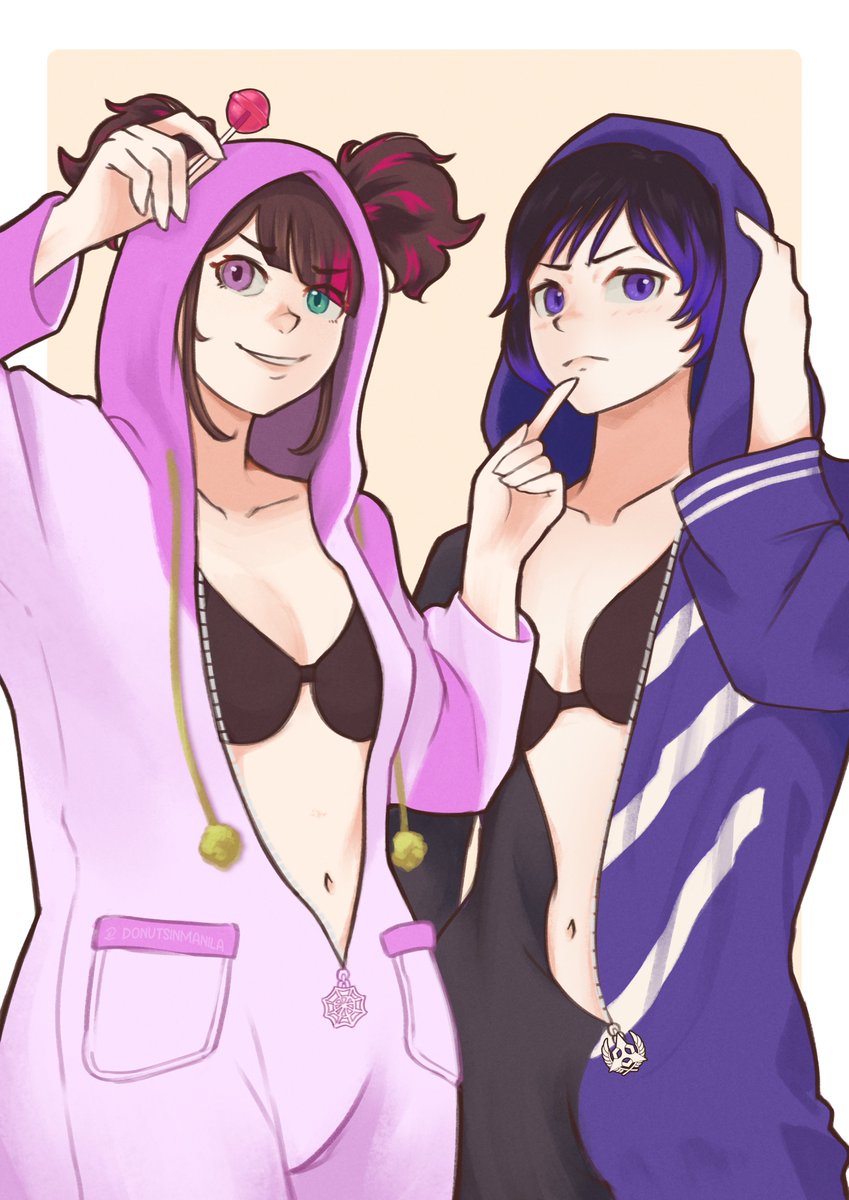DonutsInManila's tweet photo. Juri and Reina + matching pj's!
#Tekken30th #SF6 https://t.co/PKgXU6GR1M
