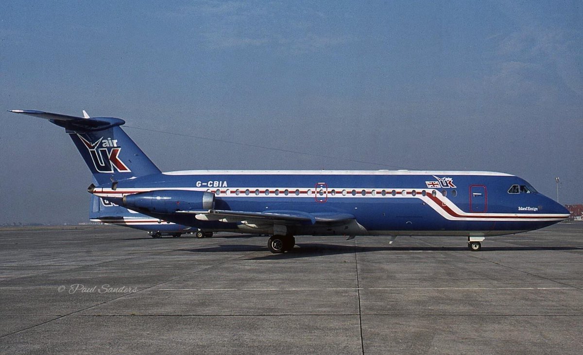 n194at's tweet photo. Air UK
BAC 111-416EK G-CBIA
OST/EBOS Oostende-Brugge Intl Airport
Date: Mid 1980s
Photo credit Paul Sanders
#AvGeek #Airline #Aviation #AvGeeks #BAC111 #AirUK #OST #Oostende https://t.co/d0noi6U77Q
