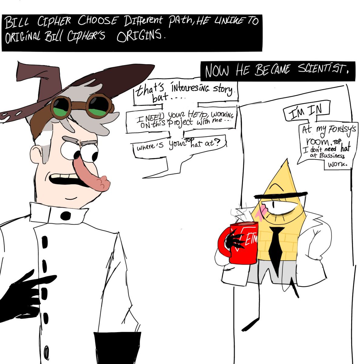 fanta_blog's tweet photo. scientist bill cipher/shift falls’s bill cipher backstory comic.
#scibill #shiftfalls #scientistbillcipher #gravityfallsau #billcipher #TheBookOfBill #Euclidcipher #scalenecipher #Fiddleford #madscientistfiddleford #gravityfalls https://t.co/wYkjITvgP5