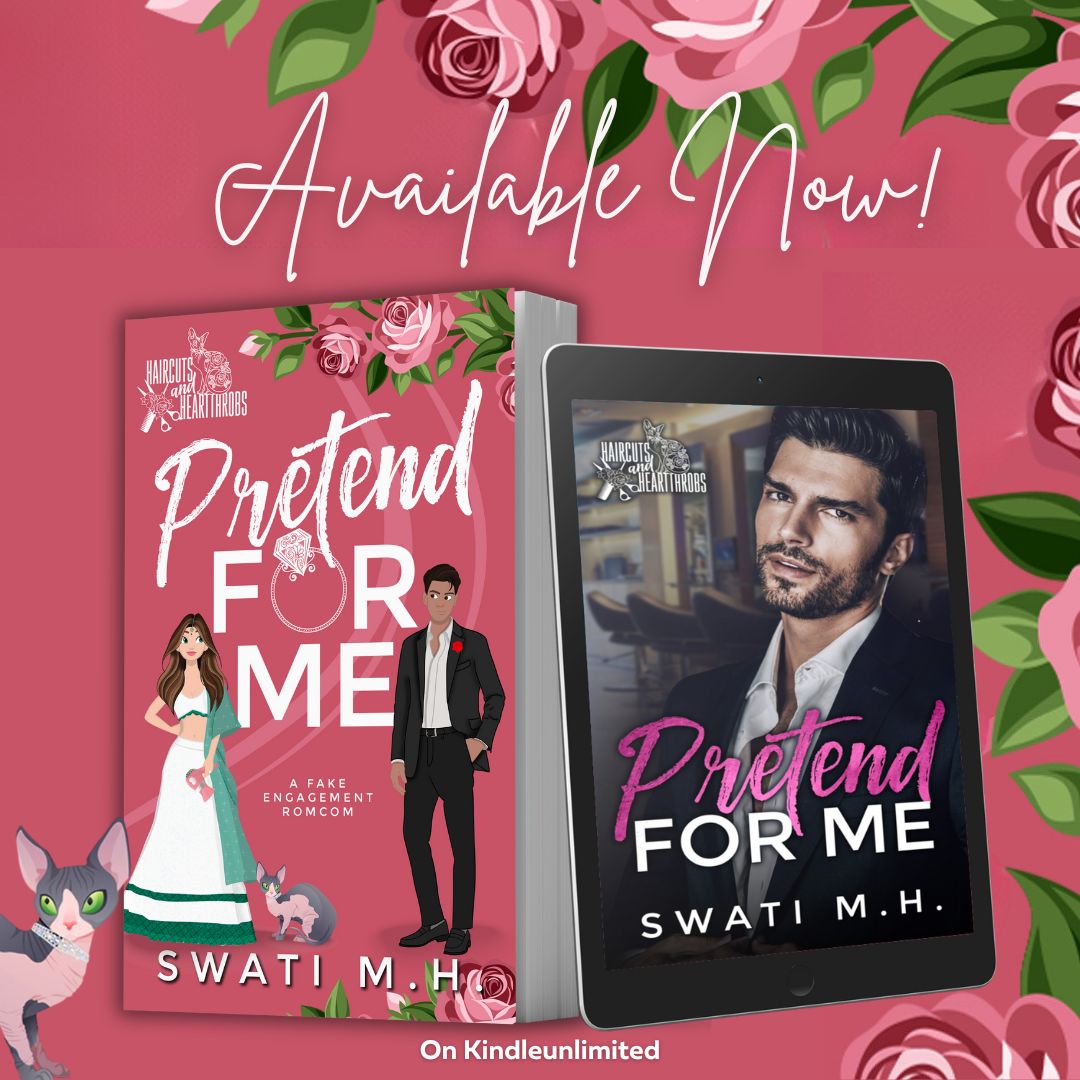 Pretend For Me by #swatimh is #NowLive!
Download today or read for FREE with #KindleUnlimited! 
Amazon US: amzn.to/4d3gUY3      
Goodreads: bit.ly/3WNQGSt

#RomanticComedy #BillionaireRomance #OppositesAttract #ForcedProximity #HeFallsFirst #AlphaHero @greyspromo