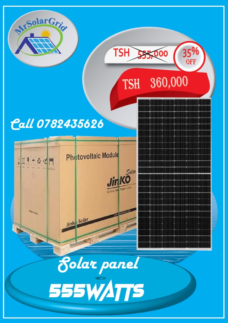 MrSolarGrid's tweet image. Solar panel 555w kwa TZS 360,000 ofa mpaka tarehe 5/10/2024.

Sasa nijukumu lako kuendana na ofa hii au laa.