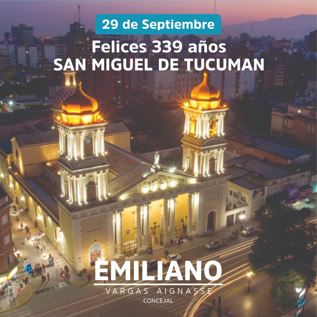 vargas_aignasse's tweet photo. San Miguel de Tucumán es la ciudad que hoy tengo el honor de representar. Vamos a redoblar los esfuerzos para seguir trabajando por mantener nuestro municipio limpio y sostenible y asi construir un entorno más saludable y agradable para todos/as.
Un saludo a todos los vecinos❤️ https://t.co/Yxwk5F1saF