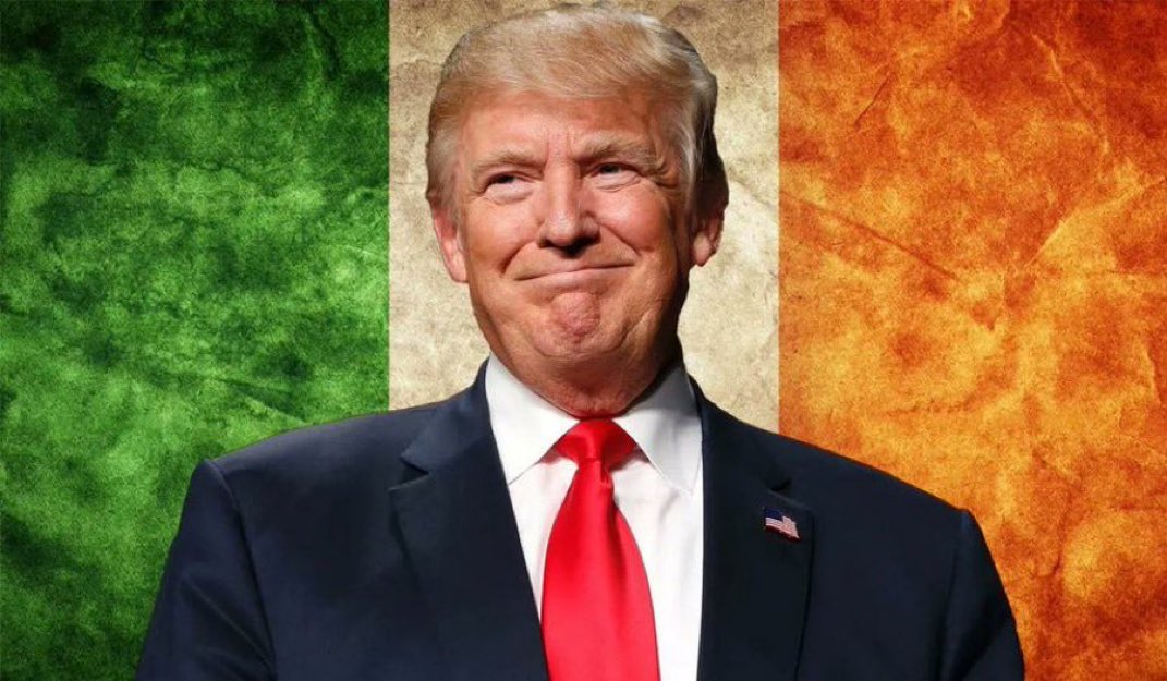 GM! 💙 if you agree with the people of Ireland who, in a new poll, named Donald Trump “the worst thing to ever come out of America?”