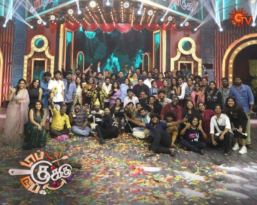 Cimena_atl's tweet photo. Intha maari anga oru pic poda sollu
#lifetimesettlement ra #TopCookuDupeCooku
They came
They cooked
They conquered
Congratulations #Npoffl and #Sujatha ma
@MediaMasons Thank you for not giving up and the successful streak continues.
#TopCookuDupeCookuOnSunTV https://t.co/cRTw3libXQ