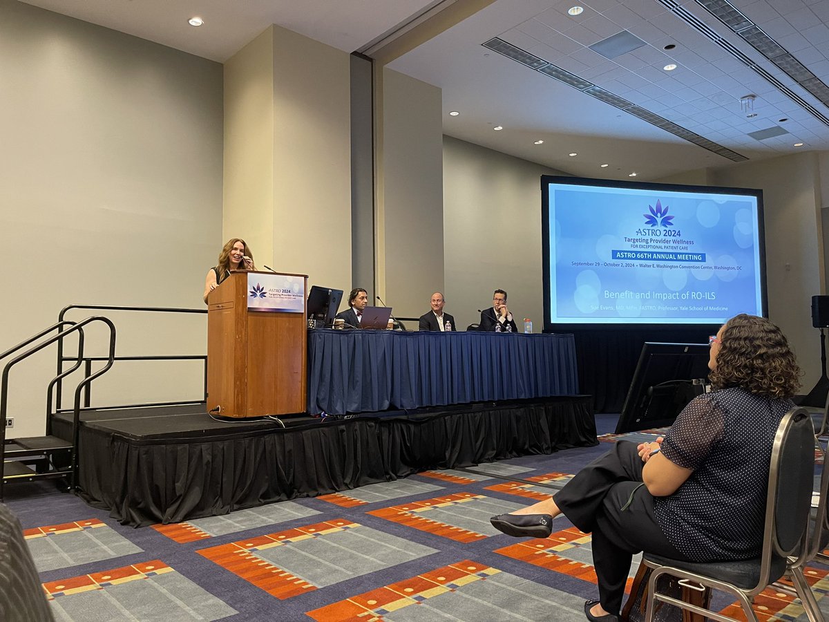 Our very own Superwoman in Radiation Oncology just delivered an incredible talk on the Radiation Oncology Incident Learning System at #ASTRO24! Leading the charge in improving patient safety and learning from clinical errors. 🌟☢️🥼 #Womenwhocurie #yaleradonc #patientsafety