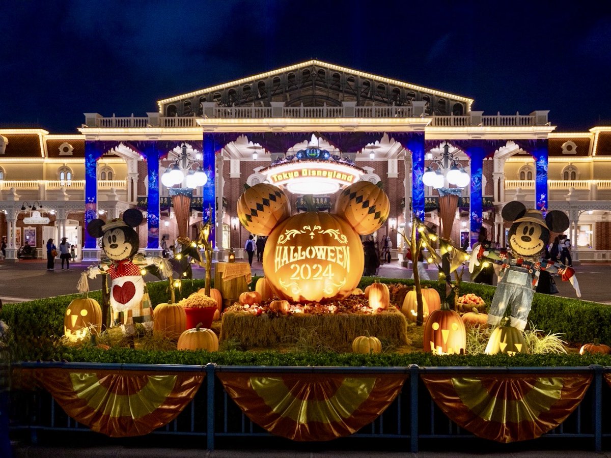 MezzoMikiD's tweet photo. 本日の東京ディズニーランド
夜のハロウィーンデコレーション☆ https://t.co/Pk5QR2NhLR