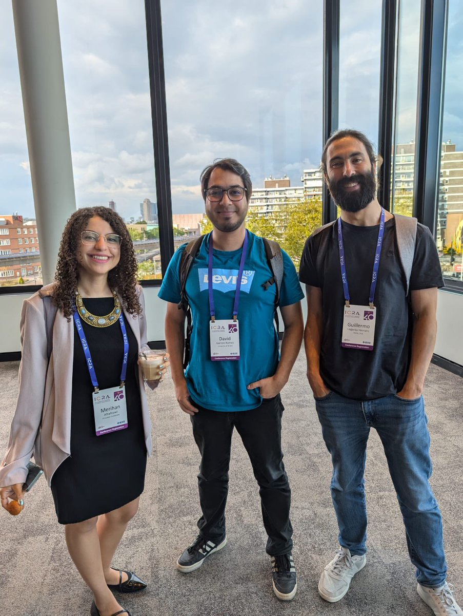 Merihan Alhafnawi (@m_alhafnawi) on Twitter photo Always a pleasure to run into new & old members of <a href="/sabinehauert/">Sabine Hauert</a>’s lab (and, of course, Sabine herself!) at conferences, reminding me of fond memories from my PhD. <a href="/dgarzonramos/">David Garzón Ramos</a>: current postdoc. @glegardah: master’s thesis! This was at #ICRA40. We’ll have a reunion at #ICRA50! Always a pleasure to run into new & old members of <a href="/sabinehauert/">Sabine Hauert</a>’s lab (and, of course, Sabine herself!) at conferences, reminding me of fond memories from my PhD. <a href="/dgarzonramos/">David Garzón Ramos</a>: current postdoc. @glegardah: master’s thesis! This was at #ICRA40. We’ll have a reunion at #ICRA50!
