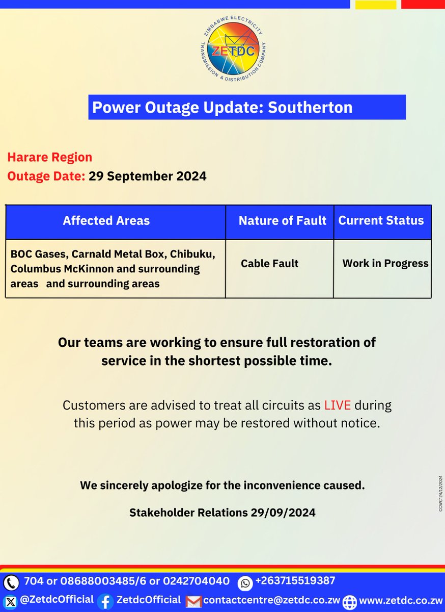 AsterXe_dex's tweet image. #PowerOutageUpdate 
#Highfields
#Southerton
#Harare^am