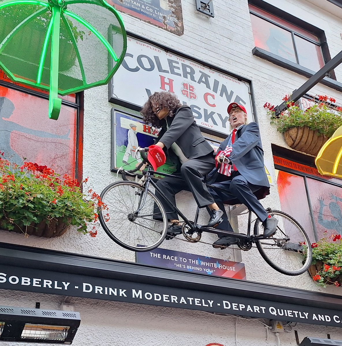 Politicians always pedalling something.