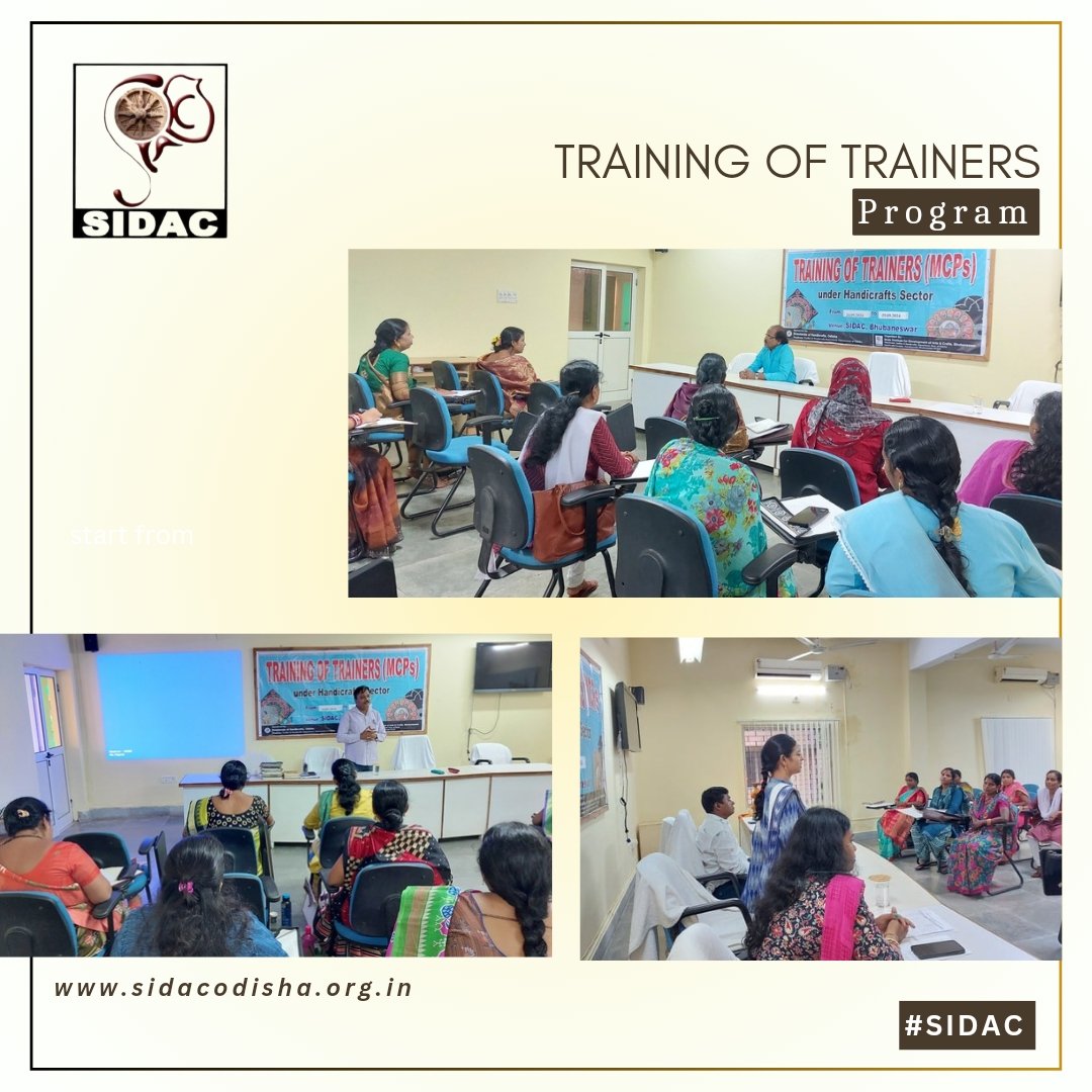 Sidac_Odisha's tweet photo. Empowering Master Crafts Persons through our Training of Trainers program!
An intensive 6-day training has concluded, empowering Master Crafts Persons with essential skills and knowledge to foster growth in the handicrafts sector
#ToTprogram #EmpoweringArtisans #SkillDevelopment https://t.co/nFV8TG5Ovx