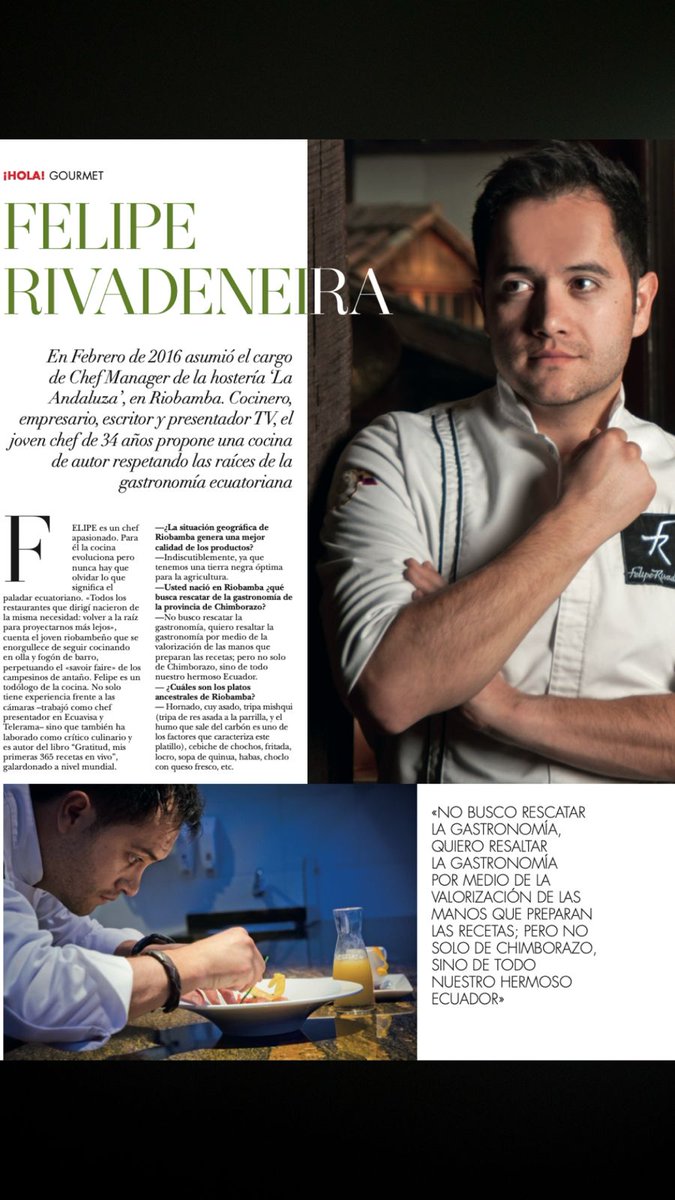 FR_chef's tweet photo. Revista ¡HOLA!
🔗 https://t.co/Fnr6hpEDw1
#FR #ChefOnline #CookingChef https://t.co/I7ekr7CPcY