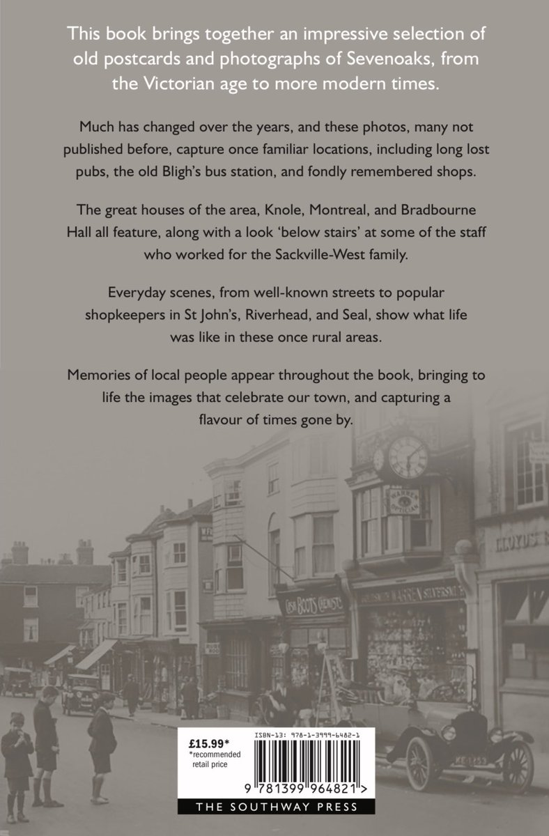 Excited to be launching my latest book this week. Packed full of old photos and postcards, with memories of local people bringing it all to life. Passionate about #localhistory #Sevenoaks more info and how to order at sevenoakshistoryhub.org