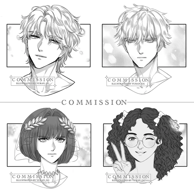 Sketch B&amp;W commissions that I did last April🌟

I Will Open VGen commissions for Special Halloween October batch please look forward to it 🙌

•VGen : https://t.co/FL4EBM7iBz
•Art Portfolio : https://t.co/HEqASuCaxr 

#VGenComms #OpenVGenComms #CommsOpen 
