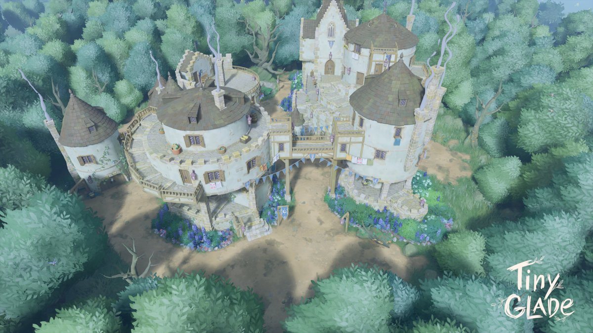 LordZergeant's tweet photo. Small town focused on rounded and uplifted buildings in #TinyGlade https://t.co/3sHKAk8uaX