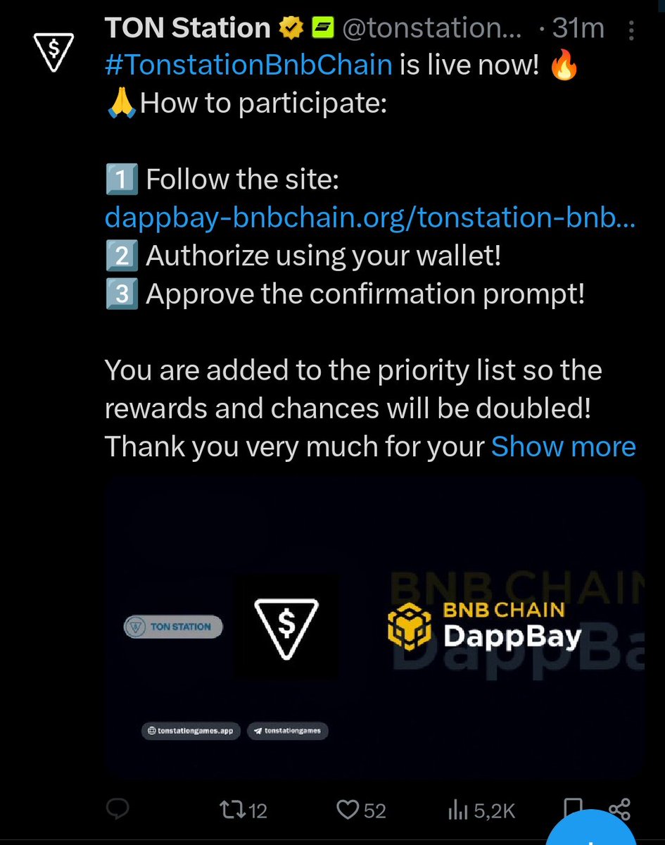 Azara0x's tweet photo. Alert 🚨🚨🚨
The account of TON Station has been hacked! Don't interact with their tweets or the links they share! Stay safe, fam 🙏 https://t.co/9XOUdN4hUi