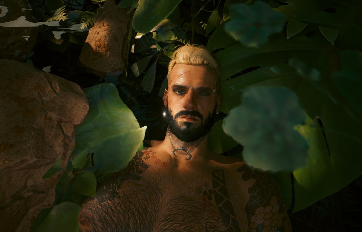 VCrimsonRedV's tweet photo. 🌿🍃green and abundance 🌿🍃
#Cyberpunk2077  #Cyberpunk2077PhotoMode 
#malemodle #maleV https://t.co/O0aQCHz4Jj