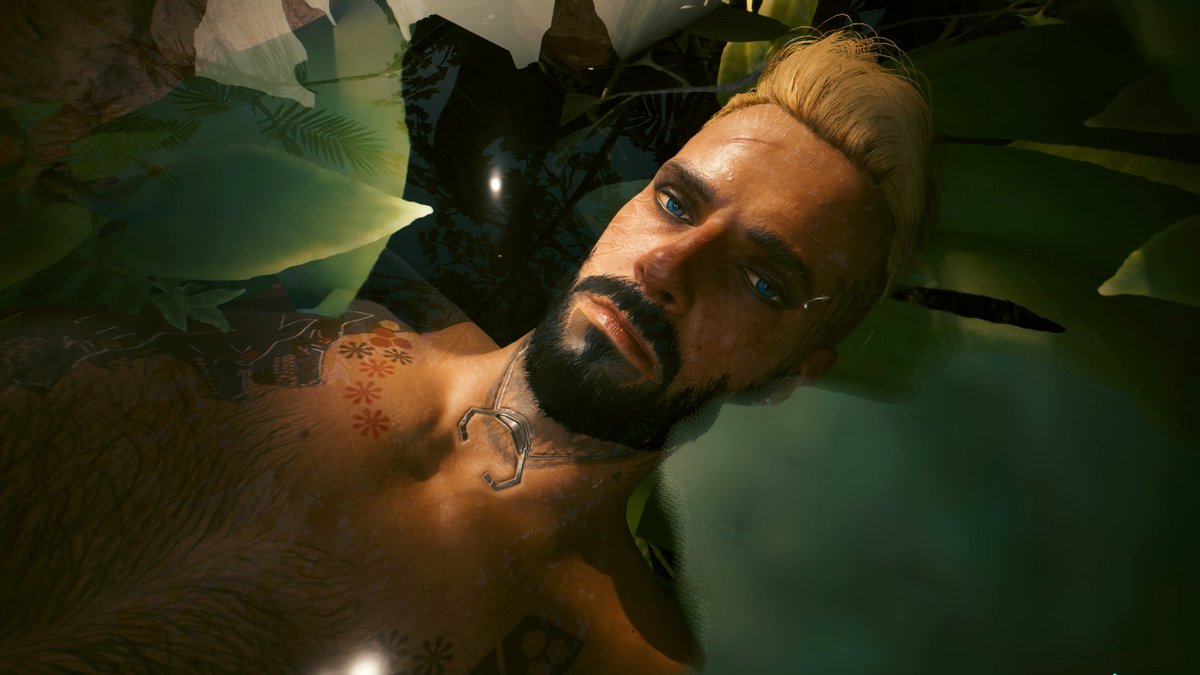 VCrimsonRedV's tweet photo. 🌿🍃green and abundance 🌿🍃
#Cyberpunk2077  #Cyberpunk2077PhotoMode 
#malemodle #maleV https://t.co/O0aQCHz4Jj