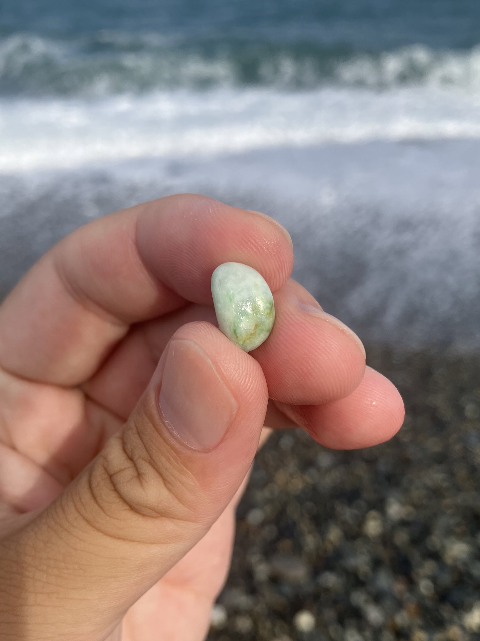 （b-63）ヒスイ海岸の採取ポイント（参考その3） 鉱物趣味 on X: 